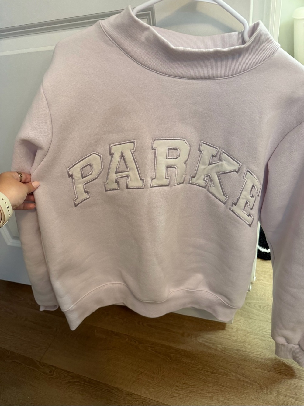 Parke Lilac Mock Neck